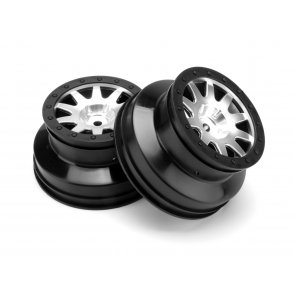 MK.10 WHEEL MATTE CHROME (4.5mm OFFSET/2pcs) BLITZ HPI
