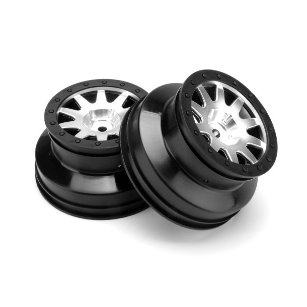MK.10 WHEEL MATTE CHROME (4.5mm OFFSET/2pcs) BLITZ HPI