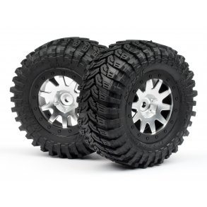 MOUNTED MAXXIS D TIRES/MK.10 WHEEL (Matt HPI