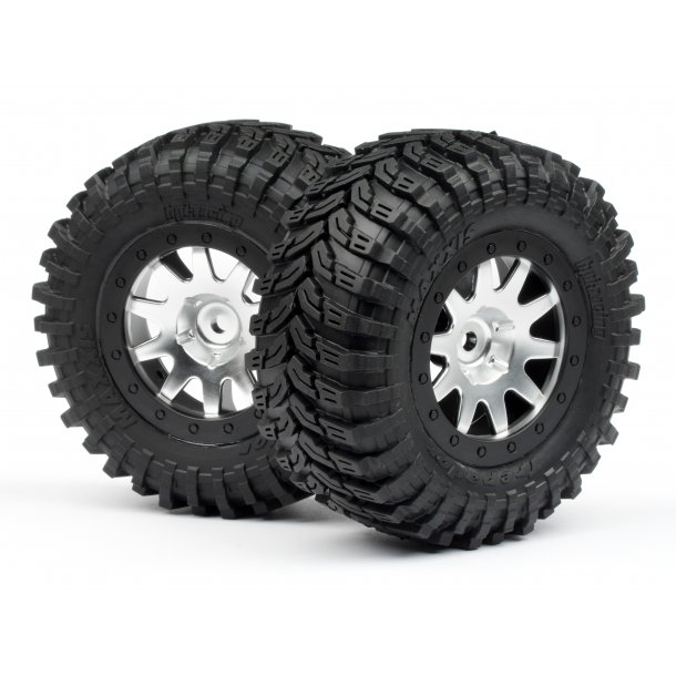 MOUNTED MAXXIS D TIRES/MK.10 WHEEL (Matt HPI