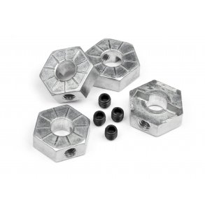LOCKING HEX WHEEL HUB 12mm (4pcs) BLITZ HPI