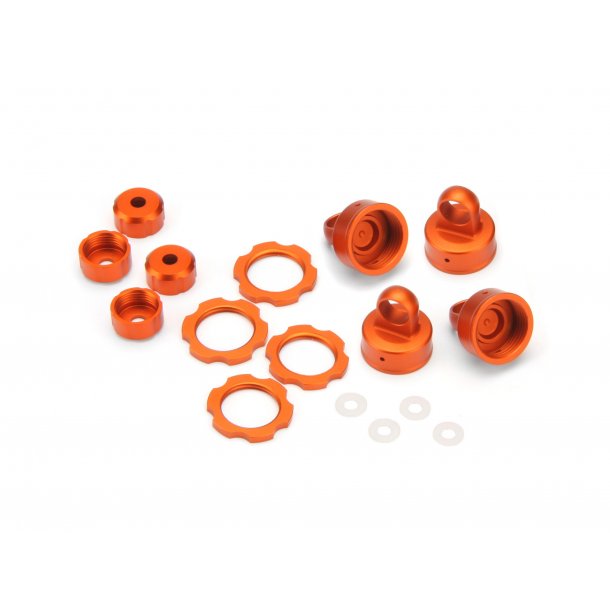 SHOCK COLOR PARTS SET, ORANGE ANODIZED BLITZ/Option color pa HPI