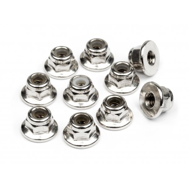 FLANGED LOCK NUT M3 (10pcs) VORZA HPI