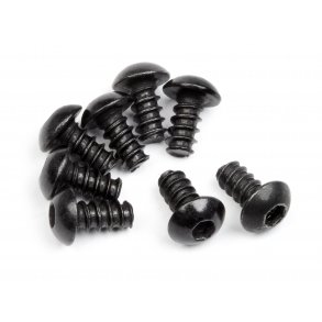 TP. BUTTON HEAD SCREW M3x6mm (HEX SOCKET/8pcs) 2.0mm Hex Soc HPI