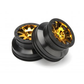 MK.10 WHEEL GOLD (4.5mm OFFSET/2pcs) BLITZ HPI