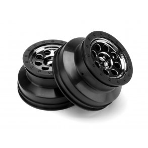 MK.8 WHEEL BLACK CHROME (4.5mm OFFSET/2pcs) BLITZ HPI