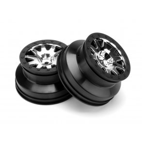 MK.10 WHEEL CHROME (4.5mm OFFSET/2pcs) BLITZ HPI
