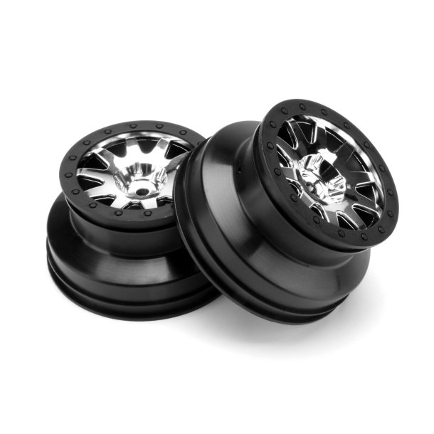 MK.10 WHEEL CHROME (4.5mm OFFSET/2pcs) BLITZ HPI