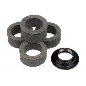 SERVO SAVER FOAM (4pcs) WITH ADJUST NUT VORZA HPI