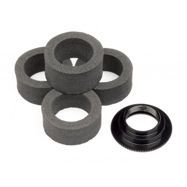 SERVO SAVER FOAM (4pcs) WITH ADJUST NUT VORZA HPI