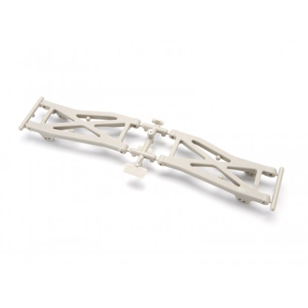 FIRM REAR SUSPENSION ARM SET (WHITE) BLITZ HPI