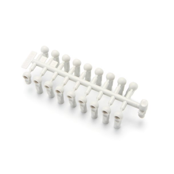 HIGH PERFORMANCE BALL END SET (WHITE) BLITZ HPI