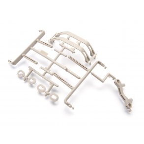 BODY MOUNT SET (WHITE) BLITZ HPI