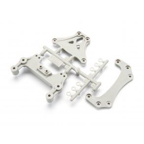HIGH PERFORMANCE UPPER BRACE SET (WHITE) BLITZ HPI