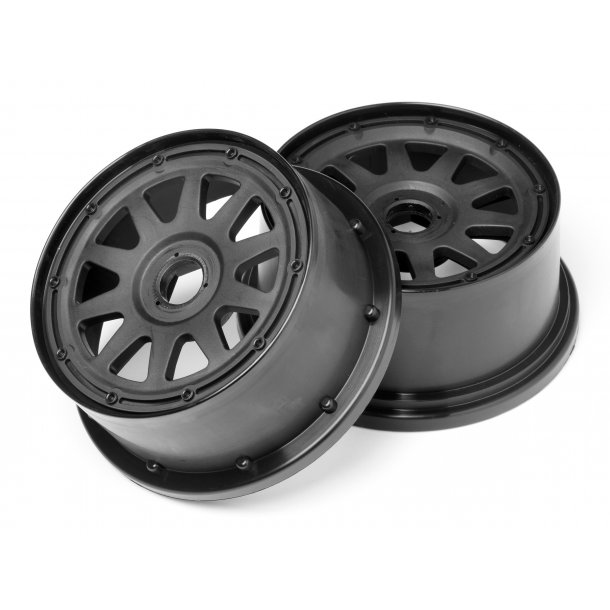 TR-10 WHEEL BLACK (120x65mm/-10mm OFFSET) Baja 5SC/Rear/Bead HPI