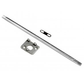 ALUMINUM CENTER DRIVE SHAFT/MOTOR MOUNT SET RECON HPI