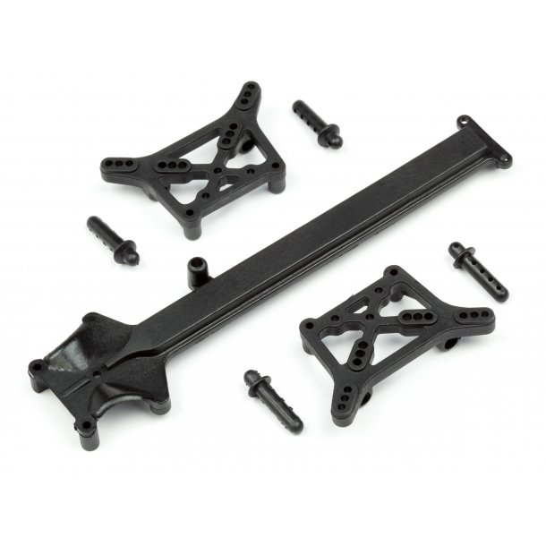 HPI 105510 SHOCK TOWER/BODY POST/TOP DECK SET RECON HPI