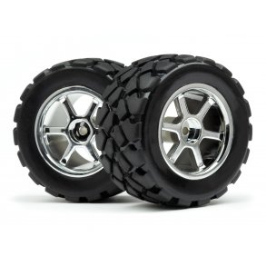 MOUNTED VT TIRE/WHEEL SET (4pcs) RECON HPI