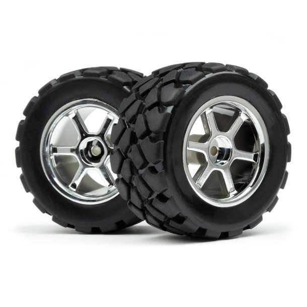 MOUNTED VT TIRE/WHEEL SET (4pcs) RECON HPI