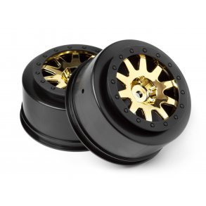 MK.10 V2 WHEEL GOLD (4.5mm OFFSET/2pcs) BLITZ HPI