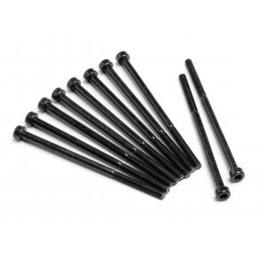 CAP HEAD SCREW M3x58mm (10pcs) 2.5mm Hex Socket HPI