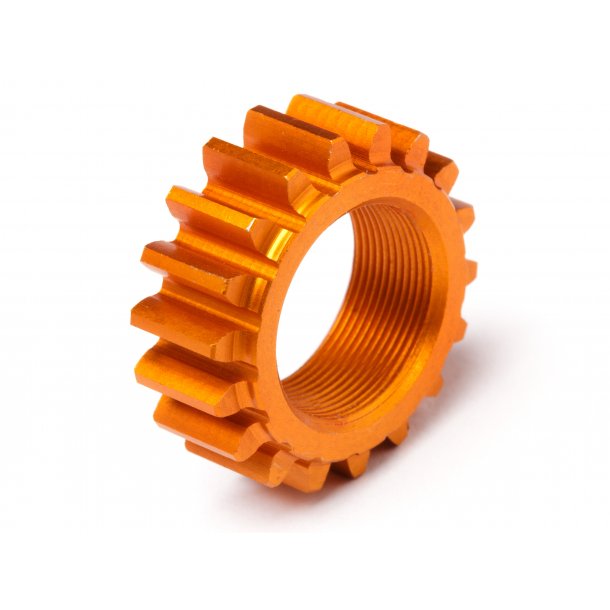 THREADED PINION 18Tx12mm (1M) (ORANGE) HPI