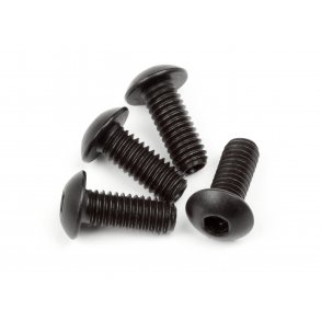 HPI 107372 DROOP SCREW M4x10mm (4pcs) 2.0mm Hex Socket HPI