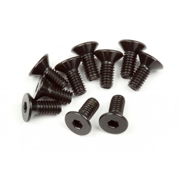 FLAT HEAD SCREW M2.5x6mm (HEX SOCKET/10pcs) 1.5mm Hex Socket HPI
