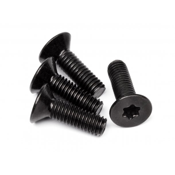 FLAT HEAD TORX SCREW M6x20mm (4pcs) Baja 5T/Fuelie Engine/TO HPI