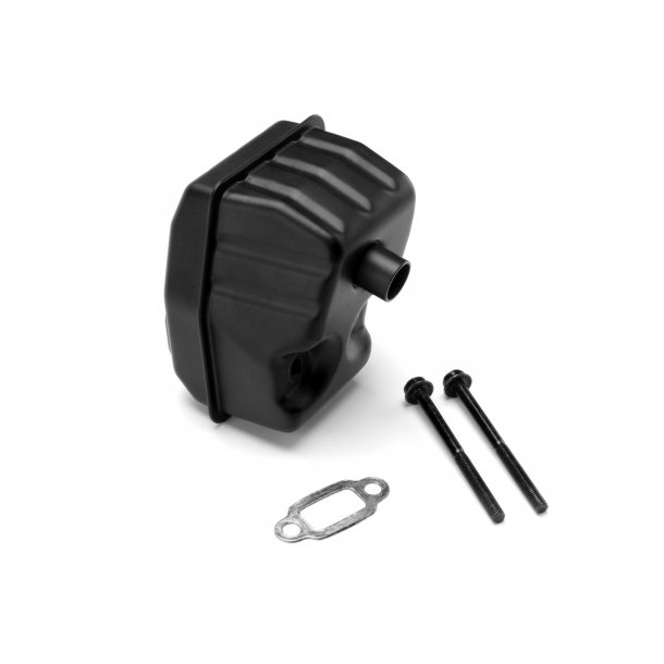 HIGH FLOW EXHAUST MUFFLER (FUELIE ENGINE) Fuelie Engine / Ba HPI