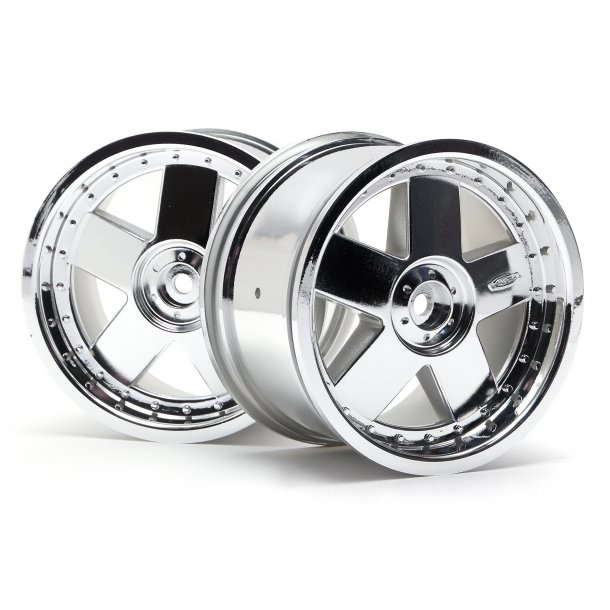 GT 5 WHEEL CHROME (83X56MM/2PCS) SAVAGE HPI