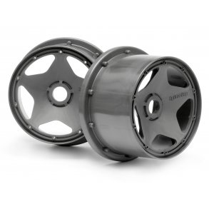 SUPER STAR WHEEL GUNMETAL (120x75mm) BAJA 5B/For Rear HPI