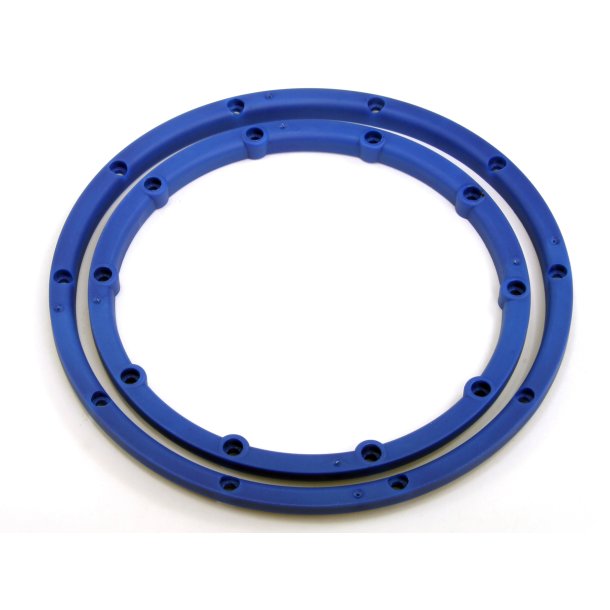 WHEEL BEAD LOCK RINGS (BLUE/For 2 Wheels) BAJA 5B HPI