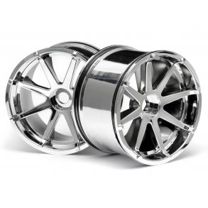 BLAST WHEEL CHROME(115X70MM 7INCH/2PCS S HPI