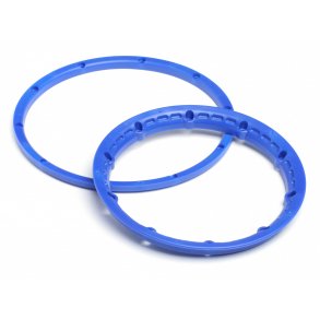 HEAVY DUTY WHEEL BEAD LOCK RINGS (BLUE/2pcs) Baja 5B/Protect HPI