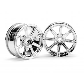 WORK EMOTION XC8 WHEEL 26mm CHROME (3mm OFFSET) 3mm OffSet/F HPI