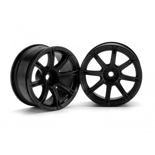 WORK EMOTION XC8 WHEEL 26mm BLACK (6mm OFFSET) 6mm OffSet/Fi HPI