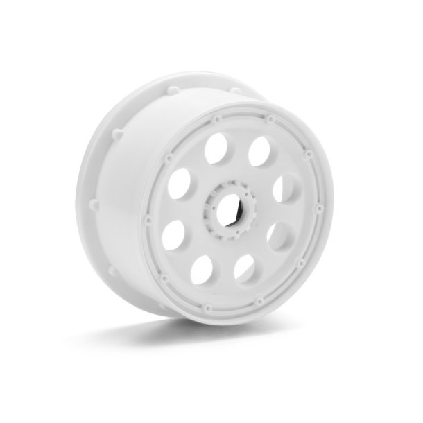 OUTLAW WHEEL WHITE (120x60mm/-4mm OFFSET/2pcs) Baja 5T / Fro HPI