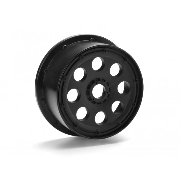 OUTLAW WHEEL BLACK (120x60mm/-4mm OFFSET HPI
