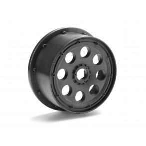OUTLAW WHEEL GUNMETAL (120x60mm/-4mm OFFSET/2pcs) Baja 5T / HPI