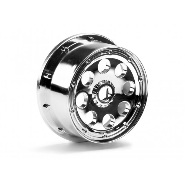 OUTLAW WHEEL CHROME (120x60mm/-4mm OFFSET/2pcs) Baja 5T / Fr HPI