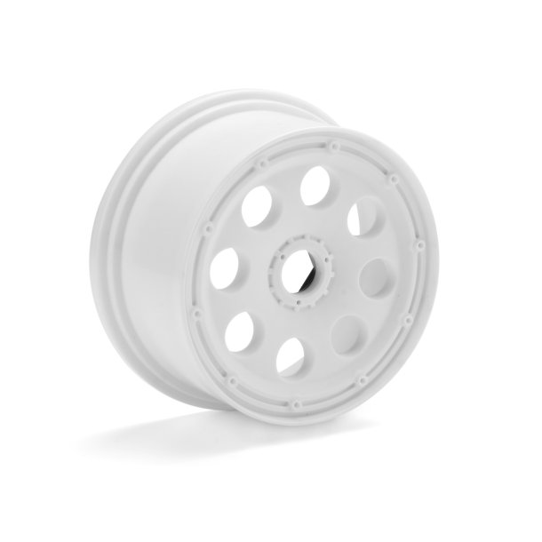 OUTLAW WHEEL WHITE (120x65mm/-10mm OFFSET/2pcs) Baja 5T / Re HPI