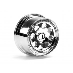 OUTLAW WHEEL CHROME (120x65mm/-10mm OFFSET/2pcs) Baja 5T / R HPI