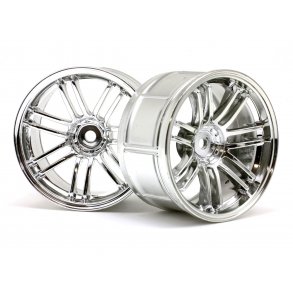 LP29 WHEEL RAYS VOLKRACING RE30 CHROME (2pcs) 29mm wide (3mm HPI
