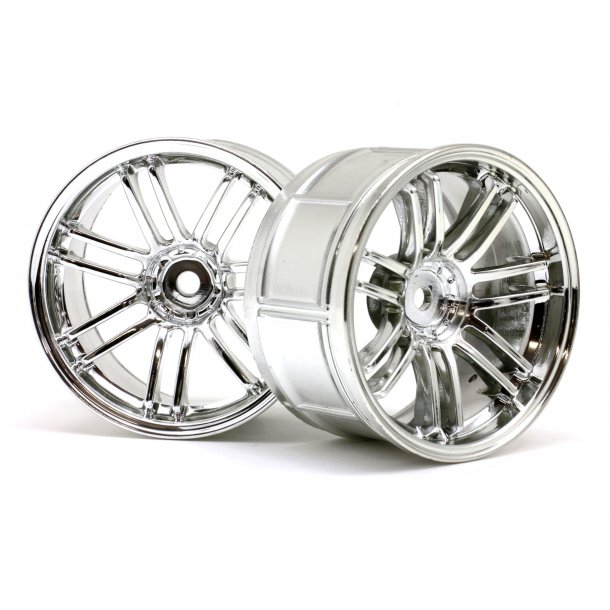 LP32 WHEEL RAYS VOLKRACING RE30 CHROME (2pcs) 32mm wide (6mm HPI