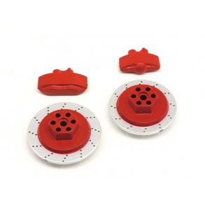 E10 Brake Disc & Caliper Set (Red) HPI
