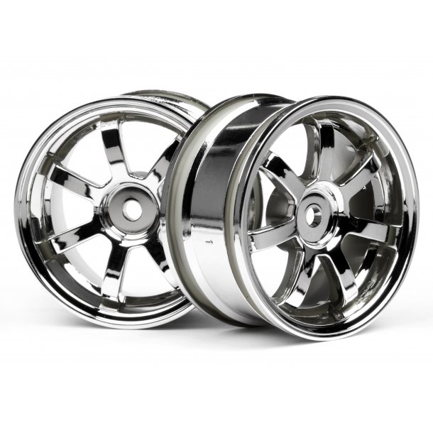 MAG7 WHEELS 26mm CHROME (0mm OFF SET) HPI
