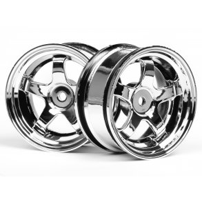 WORK MEISTER S1 WHEEL 26mm CHROME (3mm OFFSET) 3mm OffSet/Fi HPI