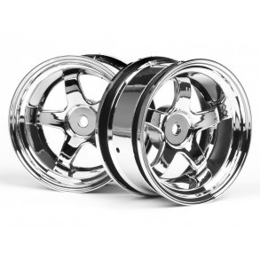 WORK MEISTER S1 WHEEL 26mm CHROME (6mm OFFSET) 6mm OffSet/Fi HPI