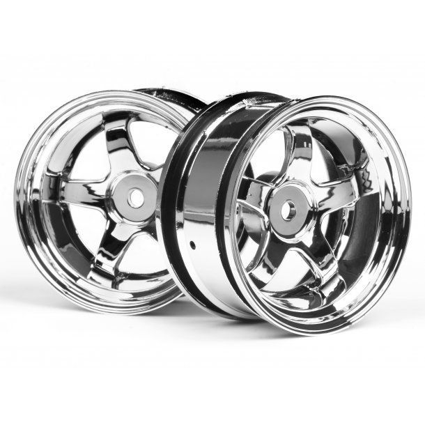 WORK MEISTER S1 WHEEL 26mm CHROME (6mm OFFSET) 6mm OffSet/Fi HPI